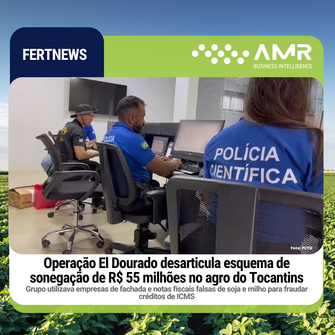 Capa da postagem Operação El Dourado desarticula esquema de sonegação de R$ 55 milhões no agro do Tocantins