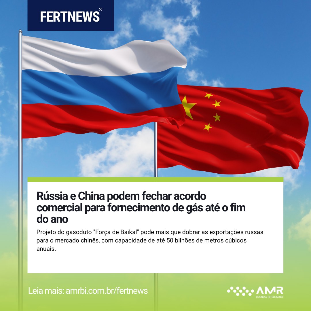 Capa da postagem Rússia e China podem fechar acordo comercial para fornecimento de gás até o fim do ano