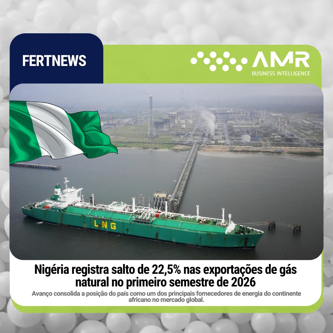 Capa da postagem Nigéria registra salto de 22,5% nas exportações de gás natural no primeiro semestre de 2026