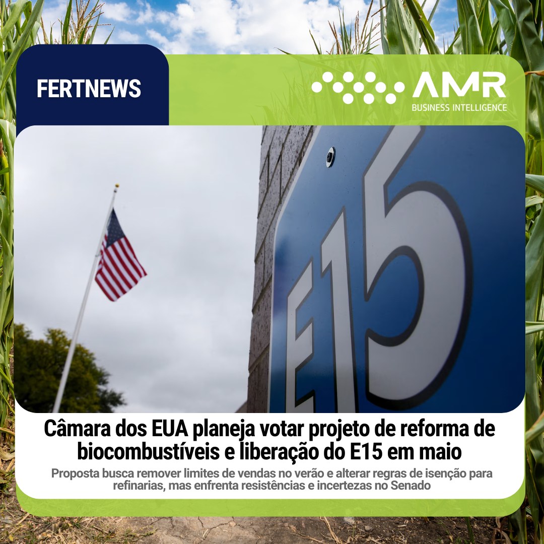 Capa da postagem Câmara dos EUA planeja votar projeto de reforma de biocombustíveis e liberação do E15 em maio