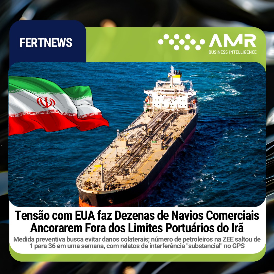 Capa da postagem Tensão com EUA faz Dezenas de Navios Comerciais Ancorarem Fora dos Limites Portuários do Irã