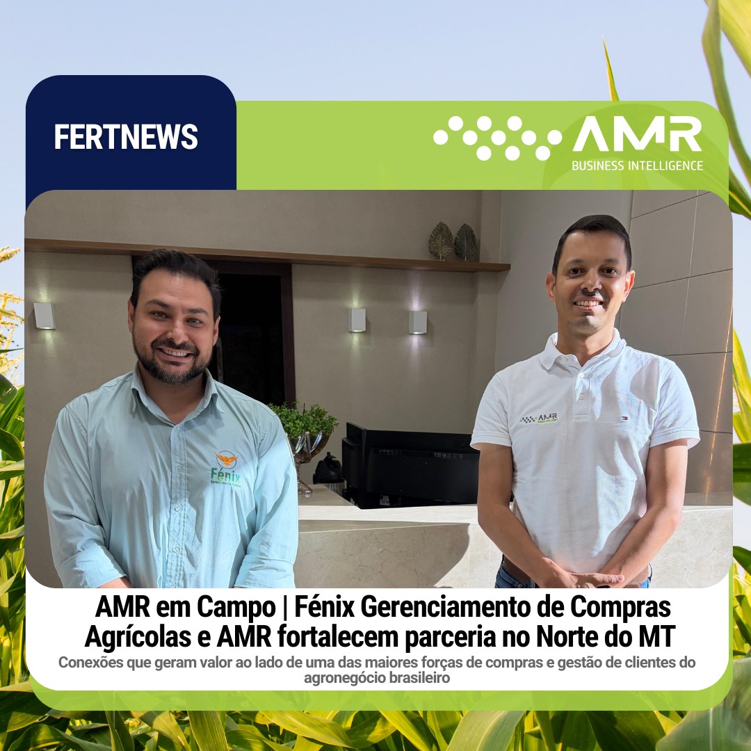 Capa da postagem AMR em Campo | Fénix Gerenciamento de Compras Agrícolas e AMR fortalecem parceria no Norte do MT