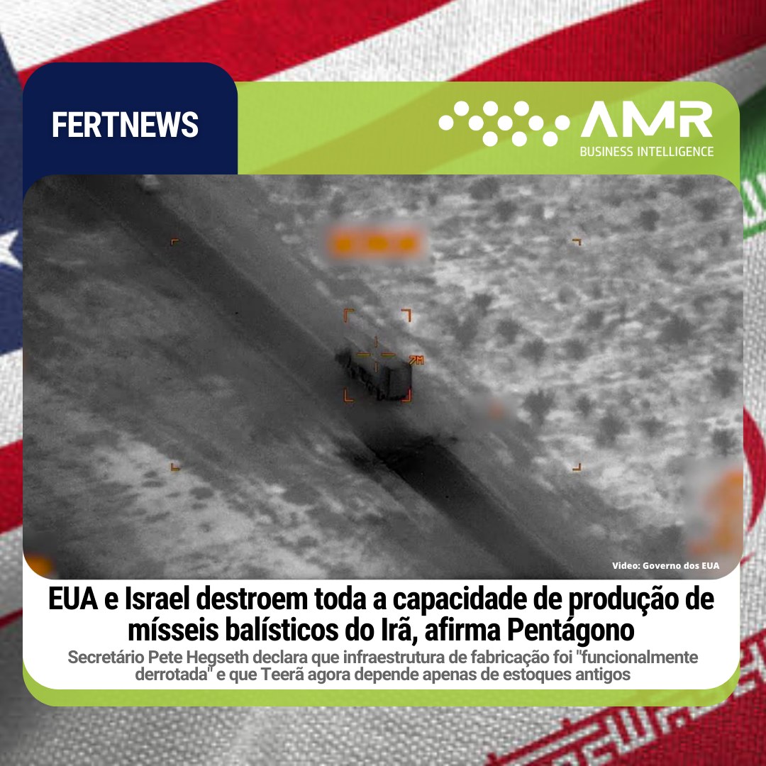 Capa da postagem EUA e Israel destroem toda a capacidade de produção de mísseis balísticos do Irã, afirma Pentágono
