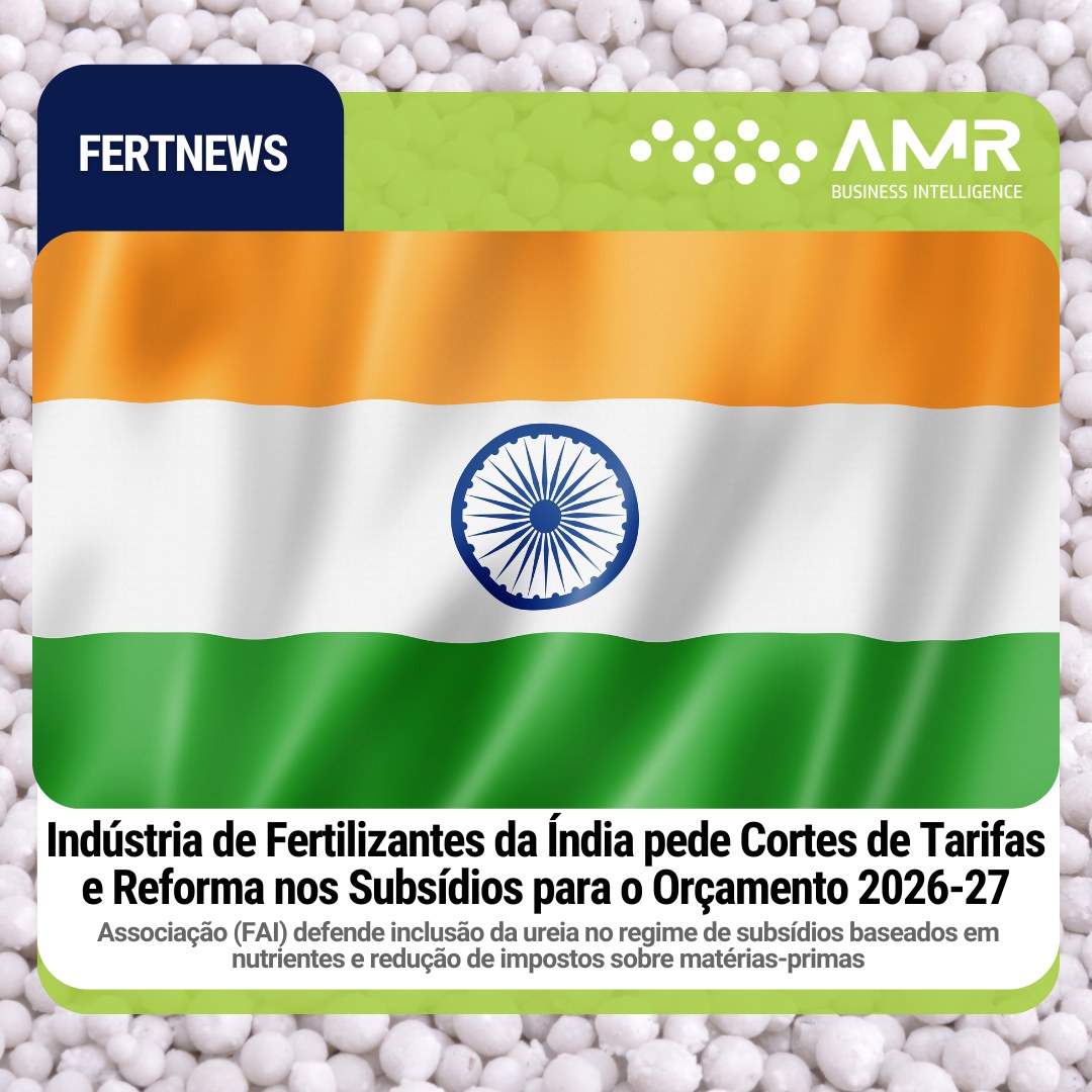 Capa da postagem Indústria de Fertilizantes da Índia pede Cortes de Tarifas e Reforma nos Subsídios para o Orçamento 2026-27