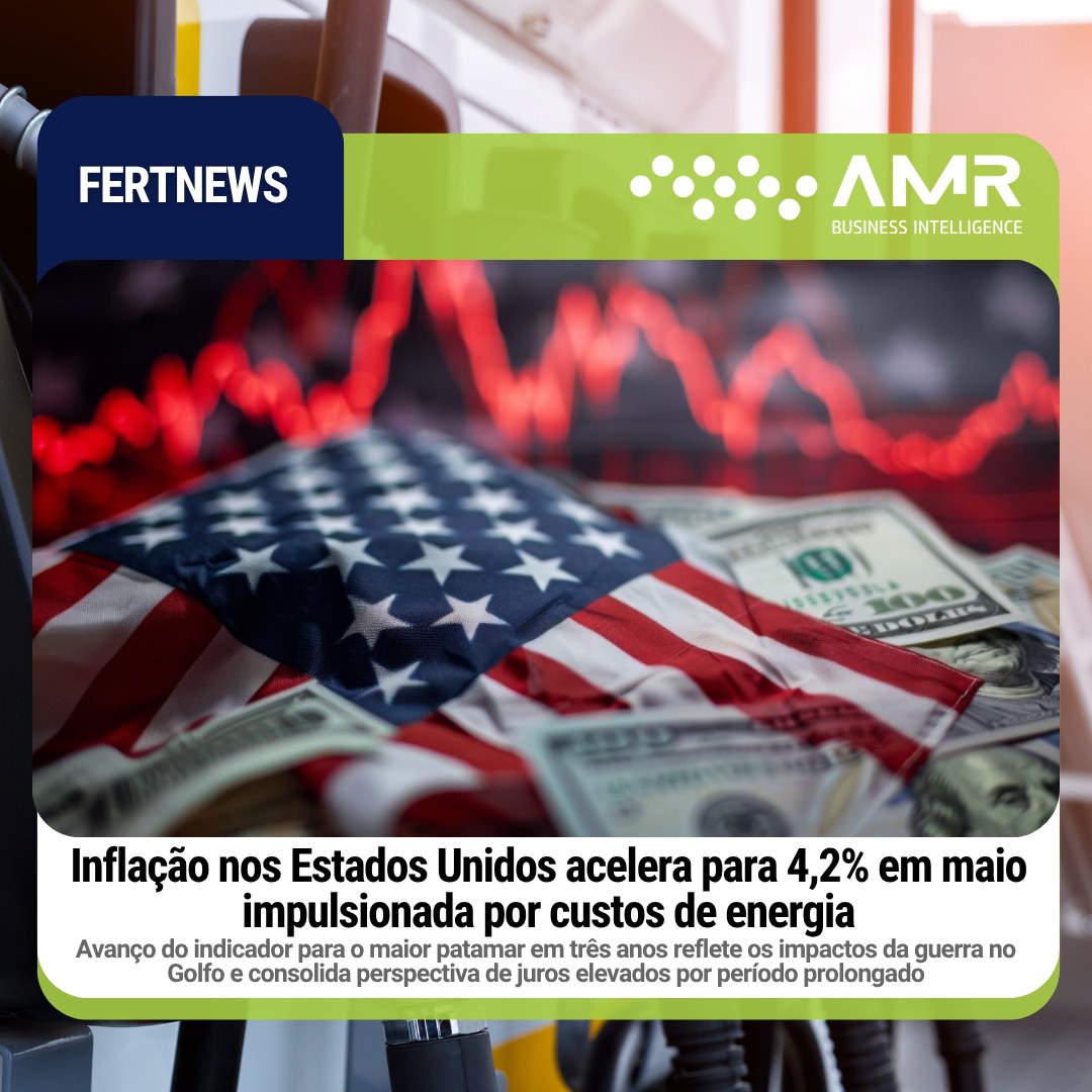 Capa da postagem Inflação nos Estados Unidos acelera para 4,2% em maio impulsionada por custos de energia