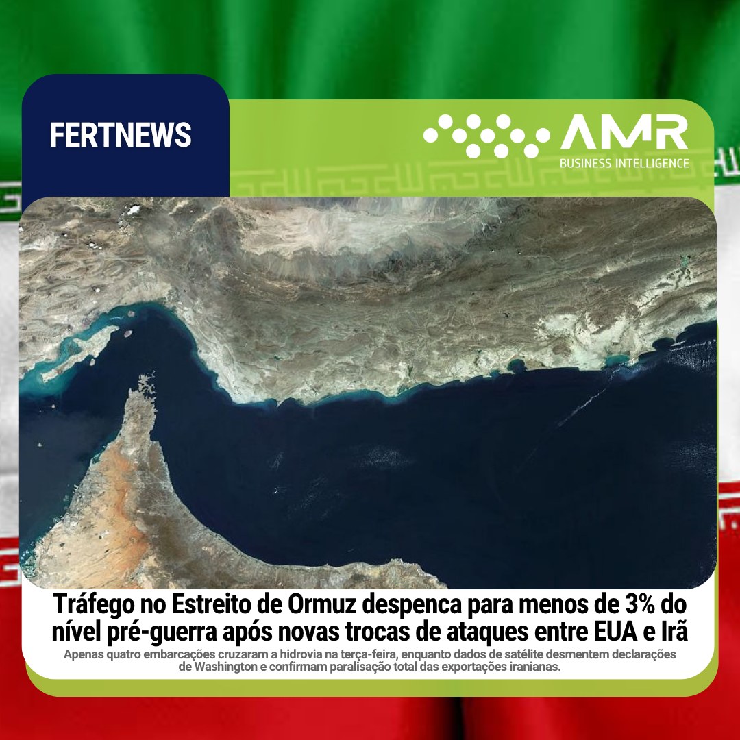 Capa da postagem Tráfego no Estreito de Ormuz despenca para menos de 3% do nível pré-guerra após novas trocas de ataques entre EUA e Irã
