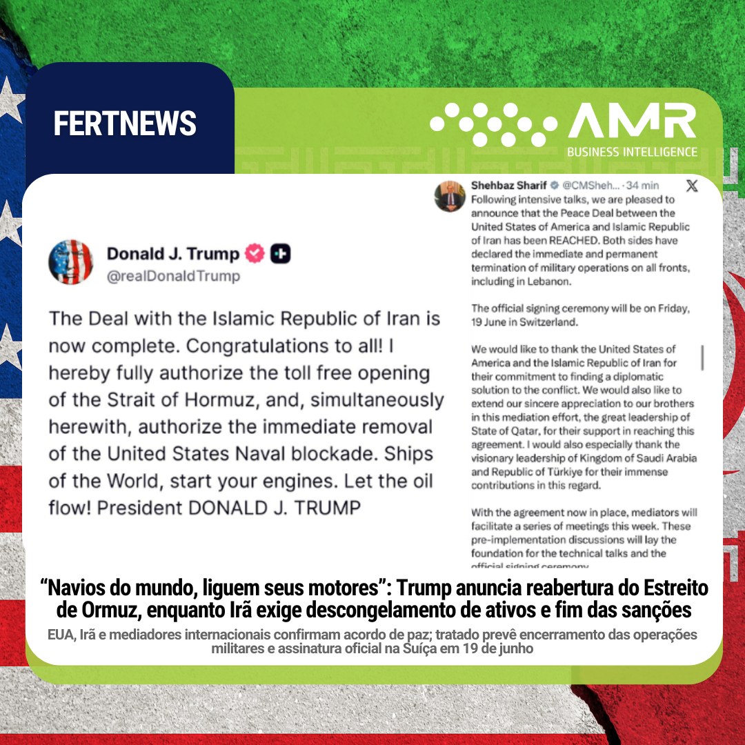 Capa da postagem “Navios do mundo, liguem seus motores”: Trump anuncia reabertura do Estreito de Ormuz, enquanto Irã exige descongelamento de ativos e fim das sanções
