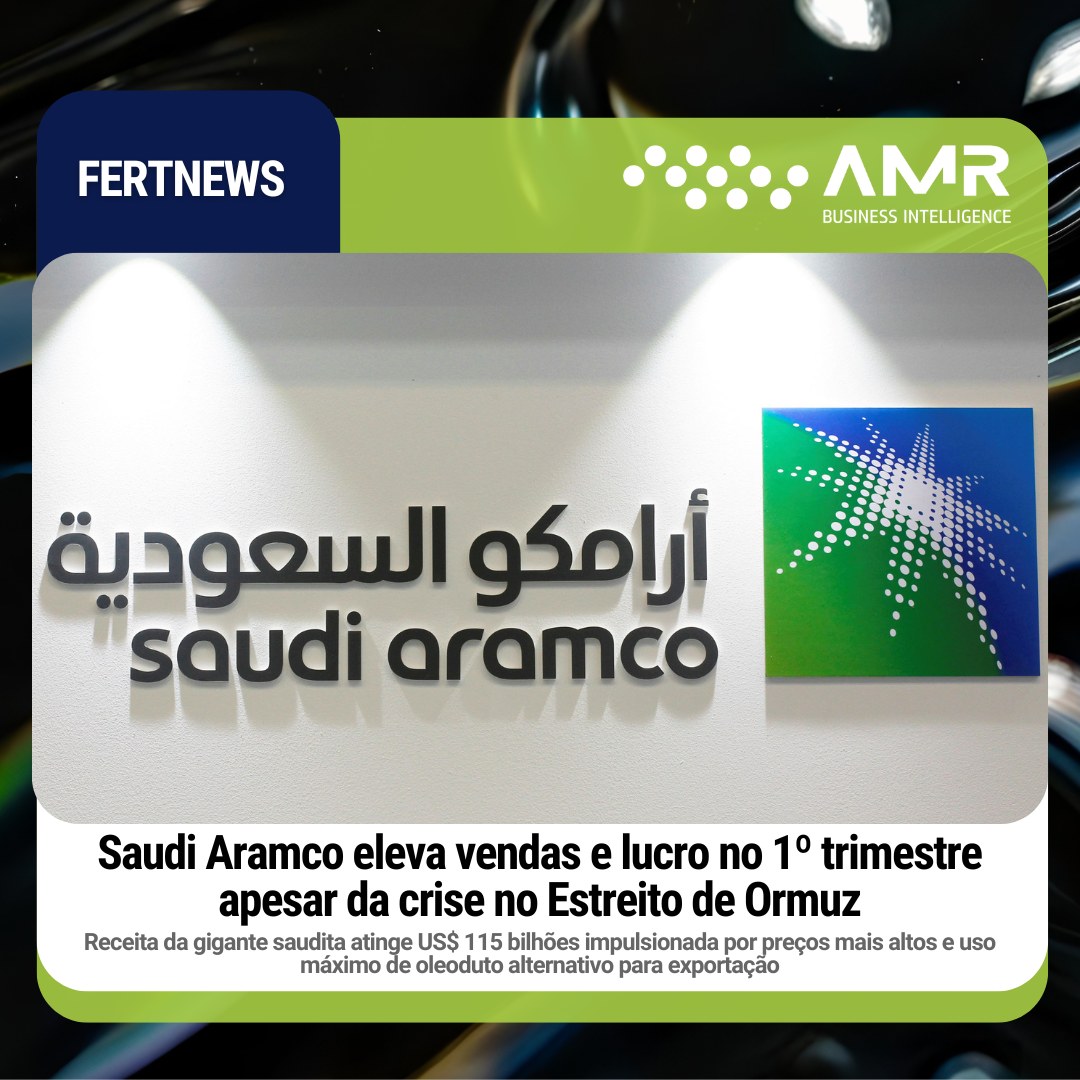 Capa da postagem Saudi Aramco eleva vendas e lucro no 1º trimestre apesar da crise no Estreito de Ormuz