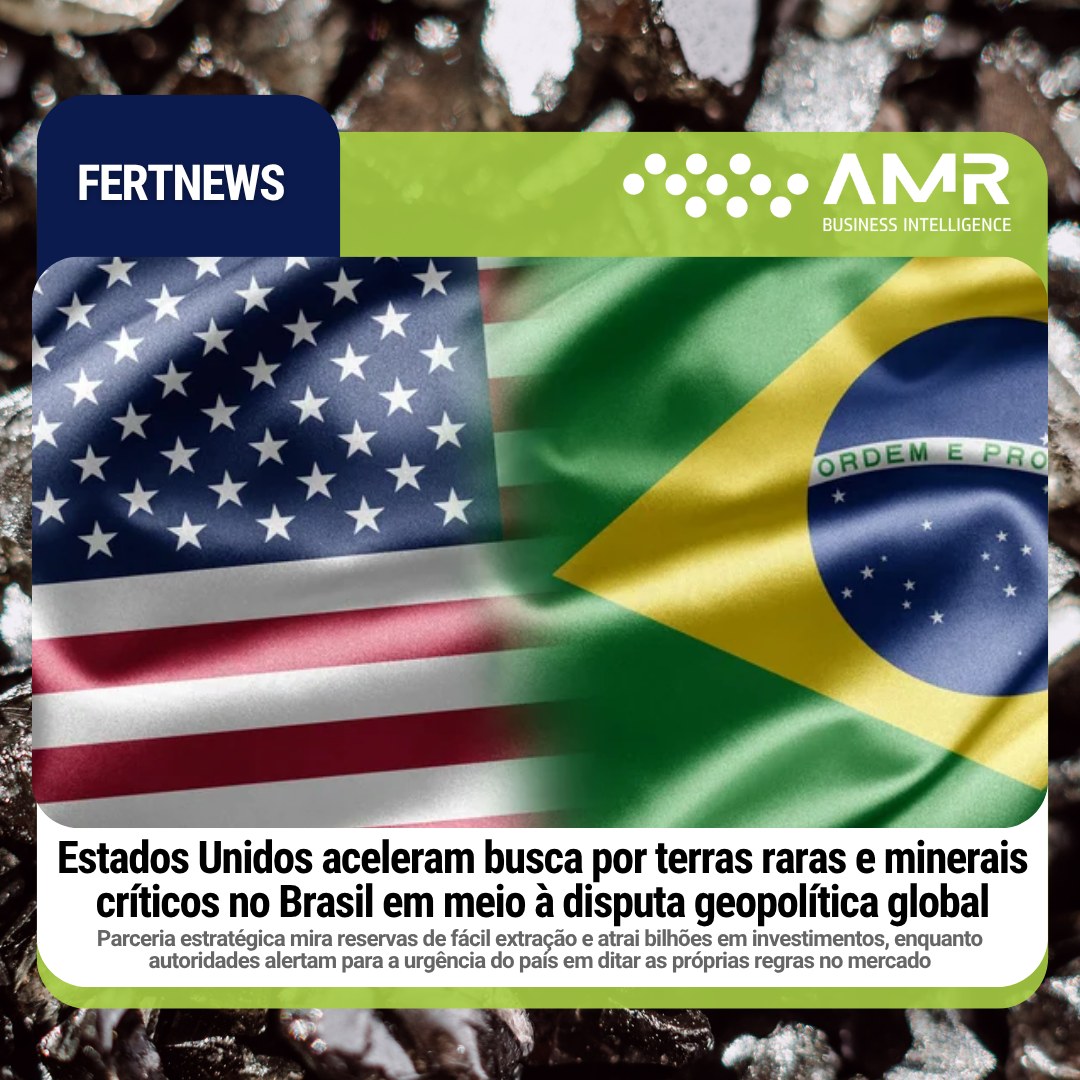 Capa da postagem Estados Unidos aceleram busca por terras raras e minerais críticos no Brasil em meio à disputa geopolítica global