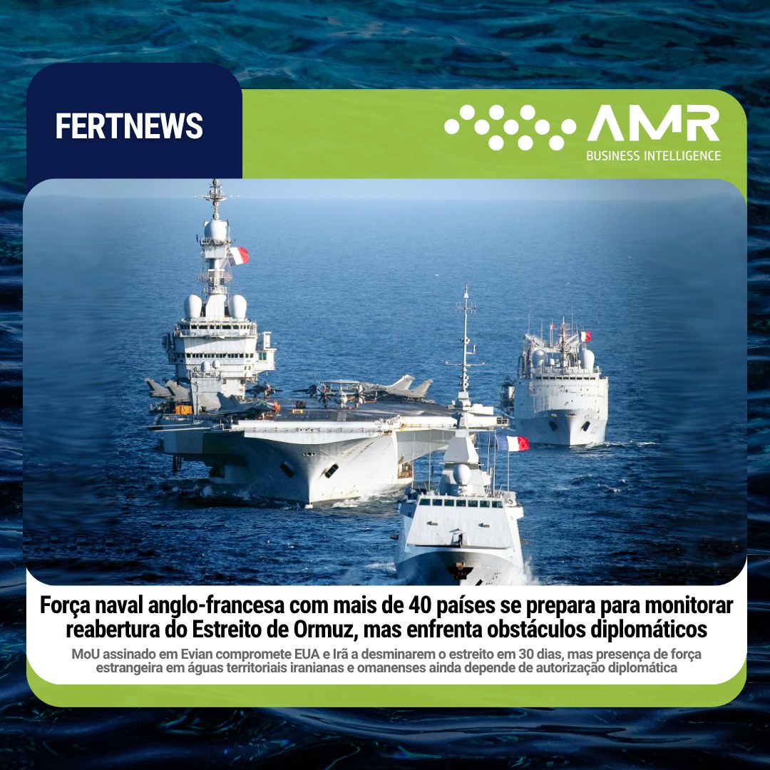 Capa da postagem Força naval anglo-francesa com mais de 40 países se prepara para monitorar reabertura do Estreito de Ormuz, mas enfrenta obstáculos diplomáticos