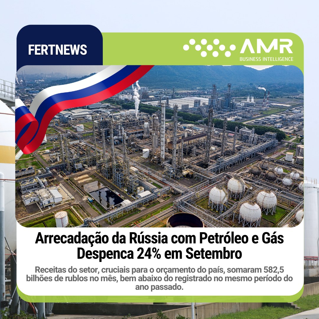 Capa da postagem Arrecadação da Rússia com Petróleo e Gás Despenca 24% em Setembro
