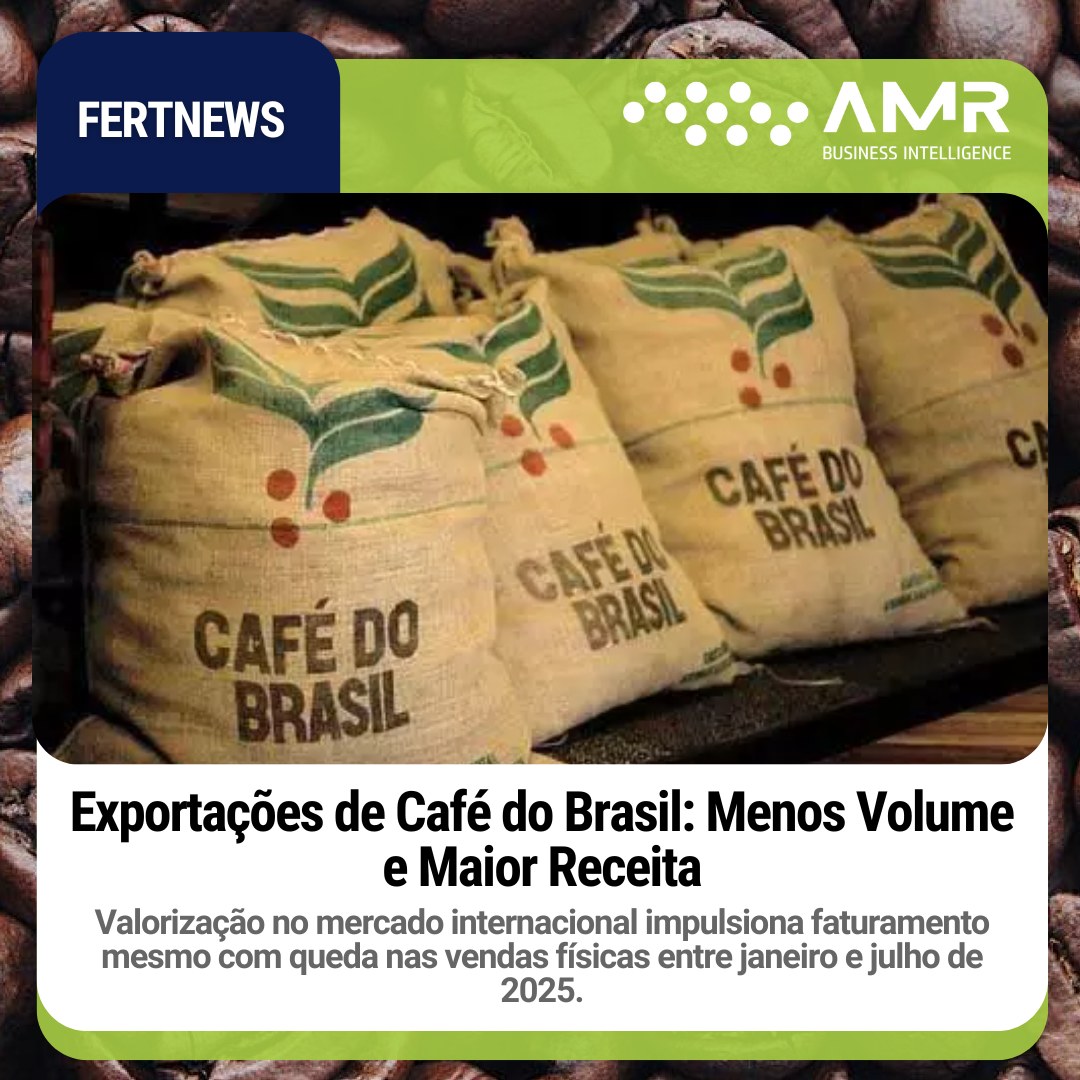 Capa da postagem Exportações de Café do Brasil: Menos Volume e Maior Receita