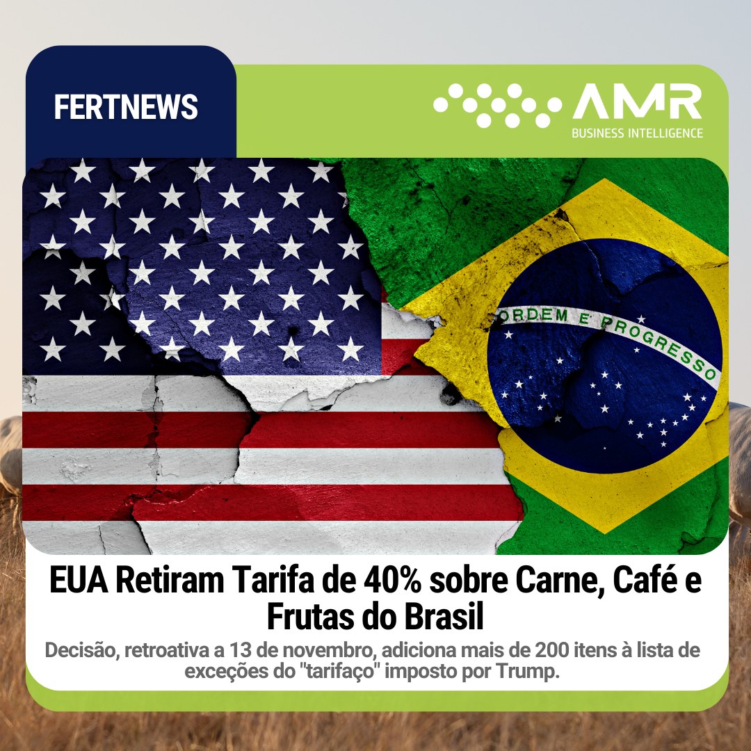 Capa da postagem EUA Retiram Tarifa de 40% sobre Carne, Café e Frutas do Brasil