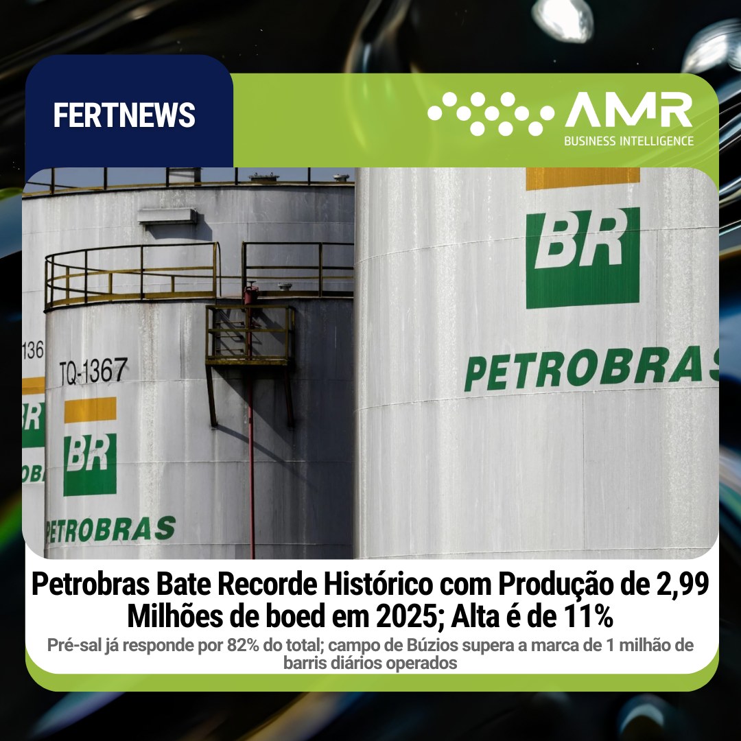 Capa da postagem Petrobras Bate Recorde Histórico com Produção de 2,99 Milhões de boed em 2025; Alta é de 11%