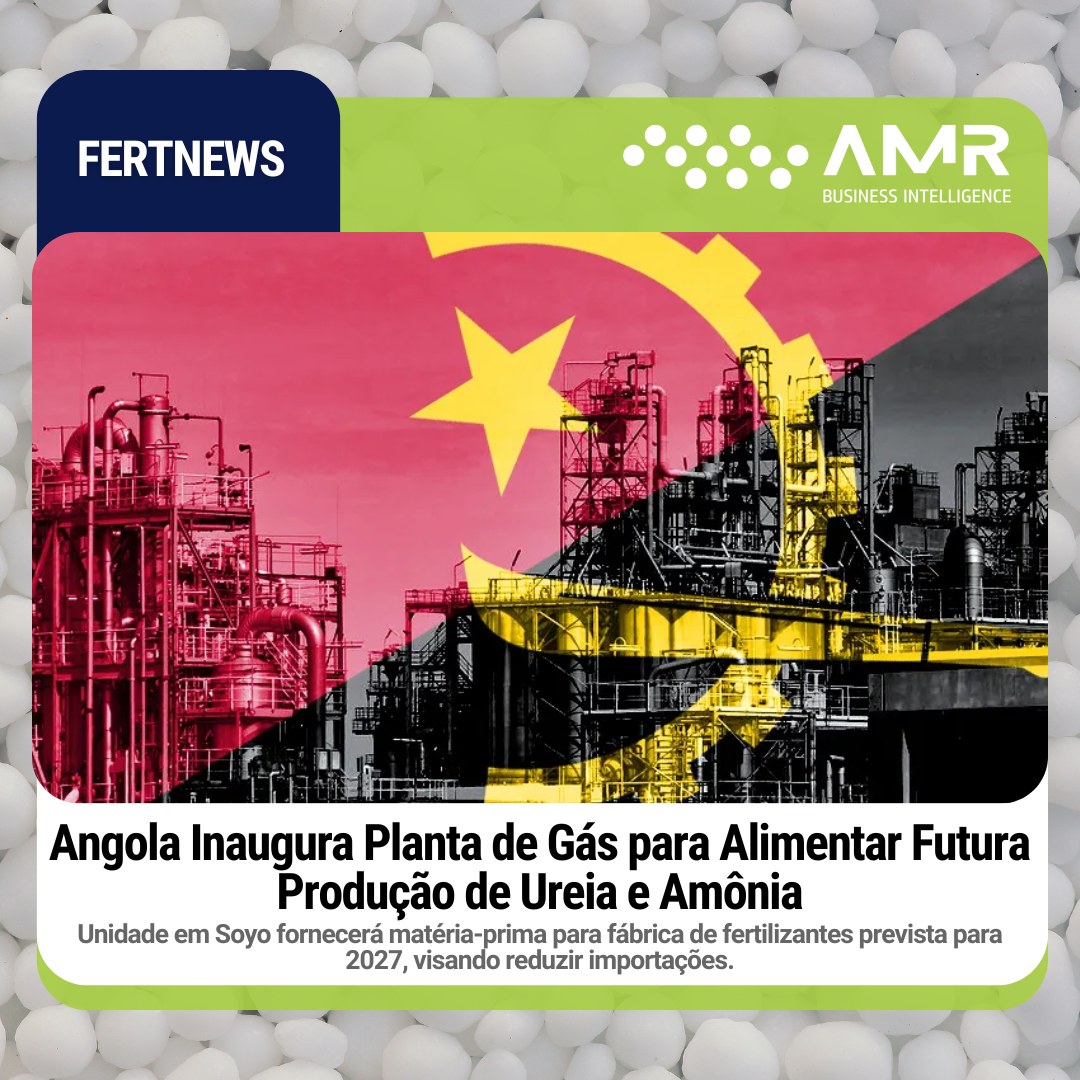 Capa da postagem Angola Inaugura Planta de Gás para Alimentar Futura Produção de Ureia e Amônia