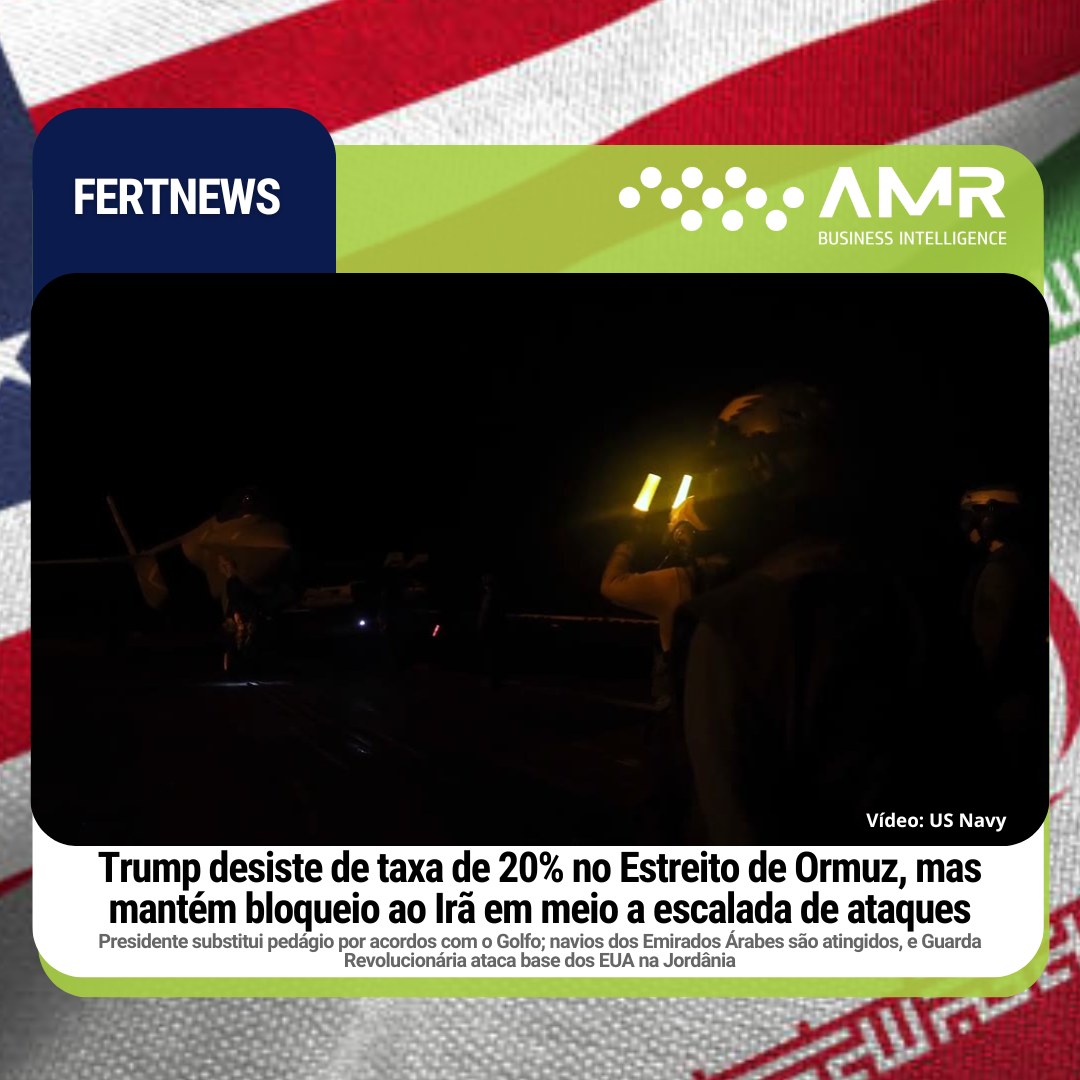 Capa da postagem Trump desiste de taxa de 20% no Estreito de Ormuz, mas mantém bloqueio ao Irã em meio a escalada de ataques