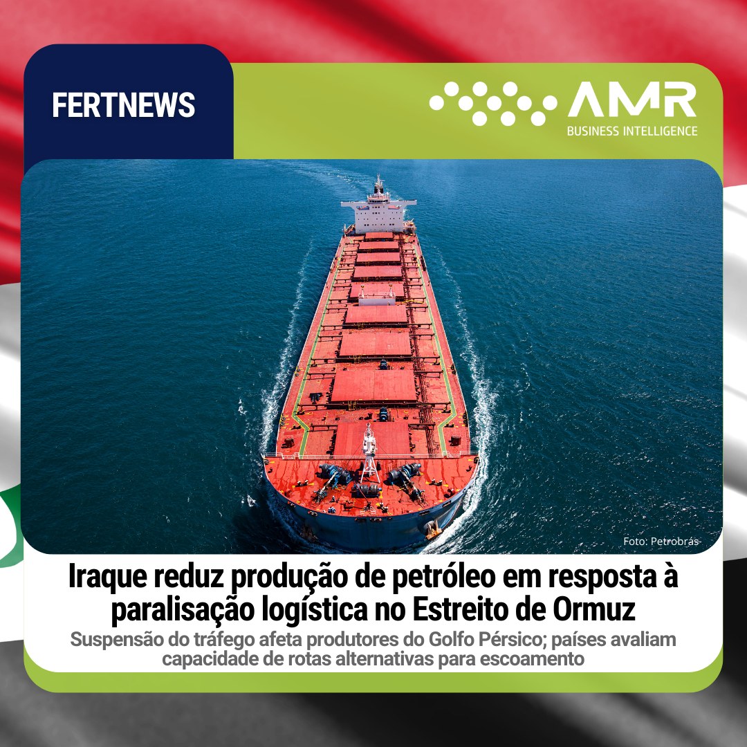Capa da postagem Iraque reduz produção de petróleo em resposta à paralisação logística no Estreito de Ormuz
