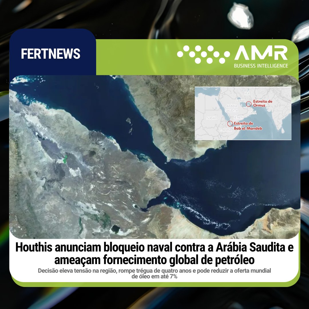 Capa da postagem Houthis anunciam bloqueio naval contra a Arábia Saudita e ameaçam fornecimento global de petróleo