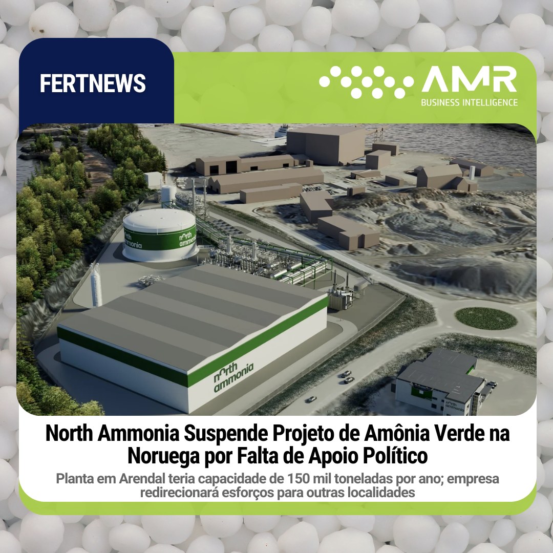 Capa da postagem North Ammonia Suspende Projeto de Amônia Verde na Noruega por Falta de Apoio Político