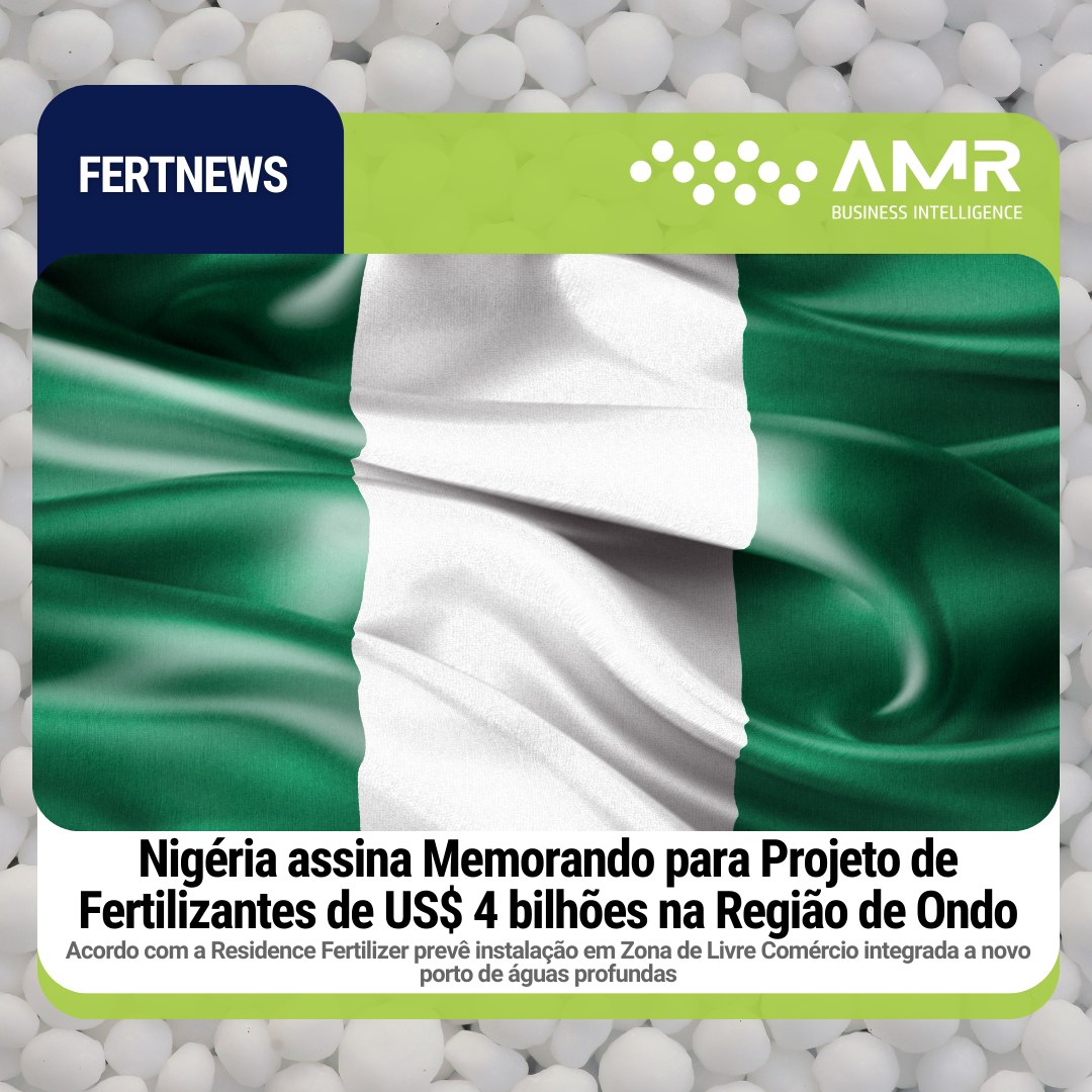Capa da postagem Nigéria assina Memorando para Projeto de Fertilizantes de US$ 4 bilhões na Região de Ondo