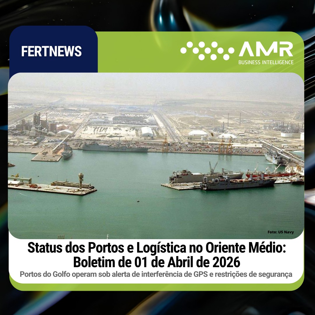 Capa da postagem Status dos Portos e Logística no Oriente Médio: Boletim de 01 de Abril de 2026