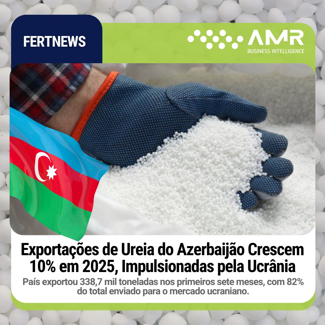 Capa da postagem Exportações de Ureia do Azerbaijão Crescem 10% em 2025, Impulsionadas pela Ucrânia
