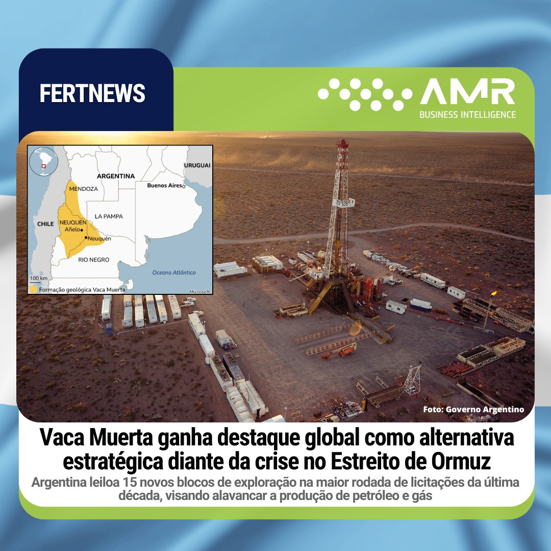Capa da postagem Vaca Muerta ganha destaque global como alternativa estratégica diante da crise no Estreito de Ormuz