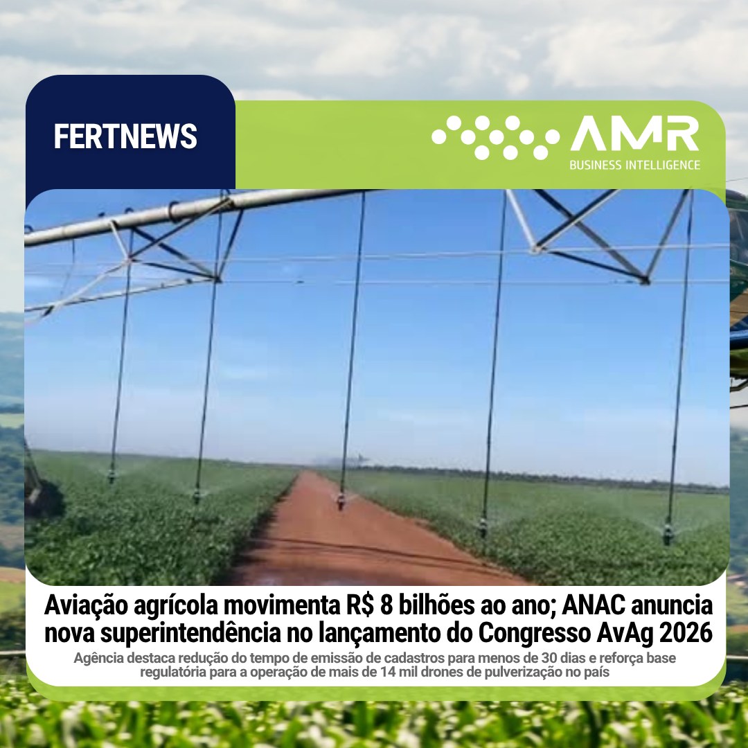 Capa da postagem Aviação agrícola movimenta R$ 8 bilhões ao ano; ANAC anuncia nova superintendência no lançamento do Congresso AvAg 2026