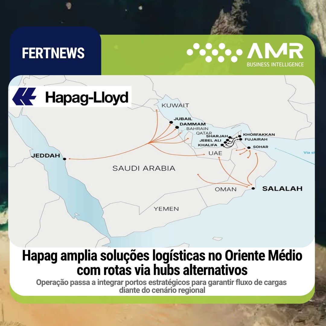 Capa da postagem Hapag amplia soluções logísticas no Oriente Médio com rotas via hubs alternativos
