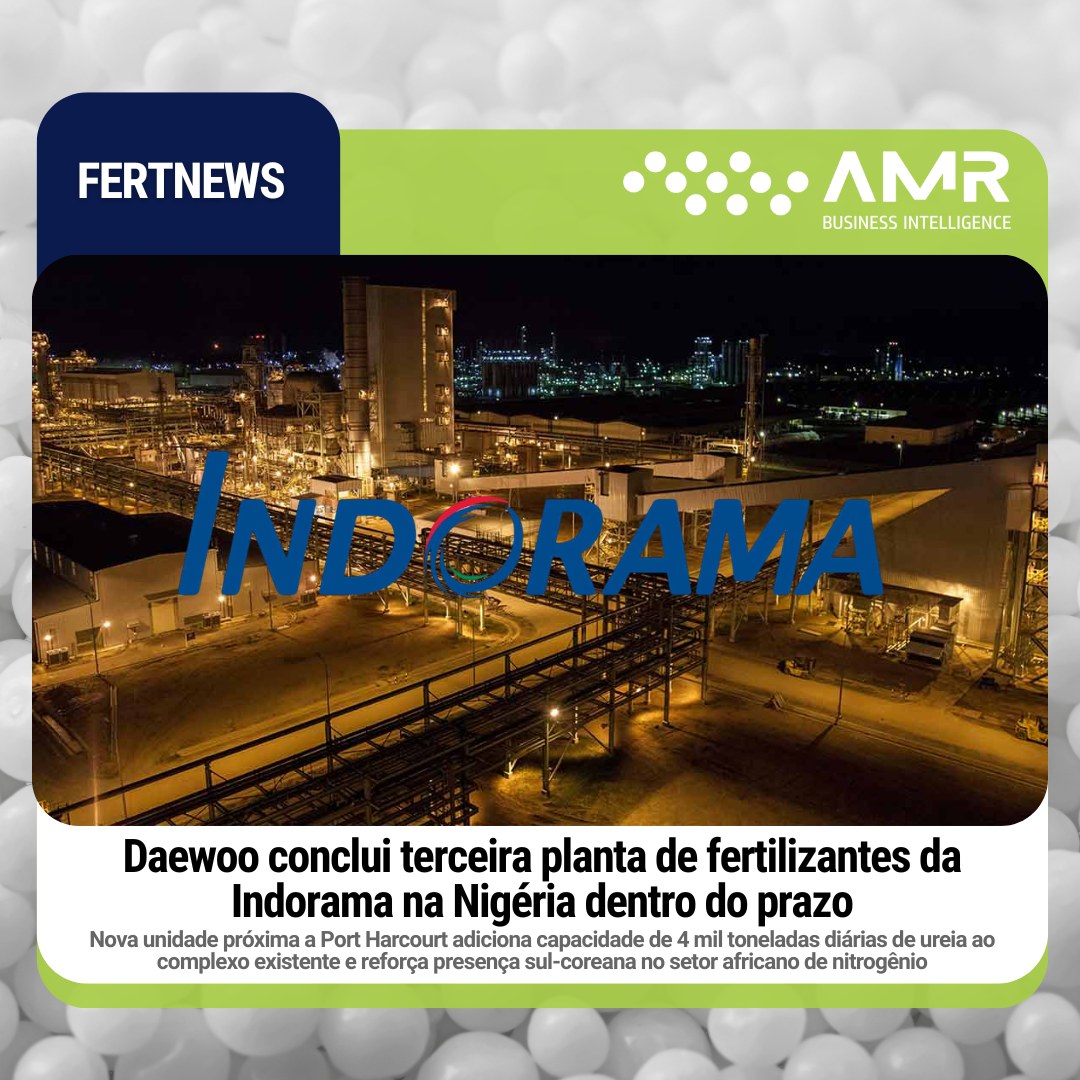 Capa da postagem Daewoo conclui terceira planta de fertilizantes da Indorama na Nigéria dentro do prazo