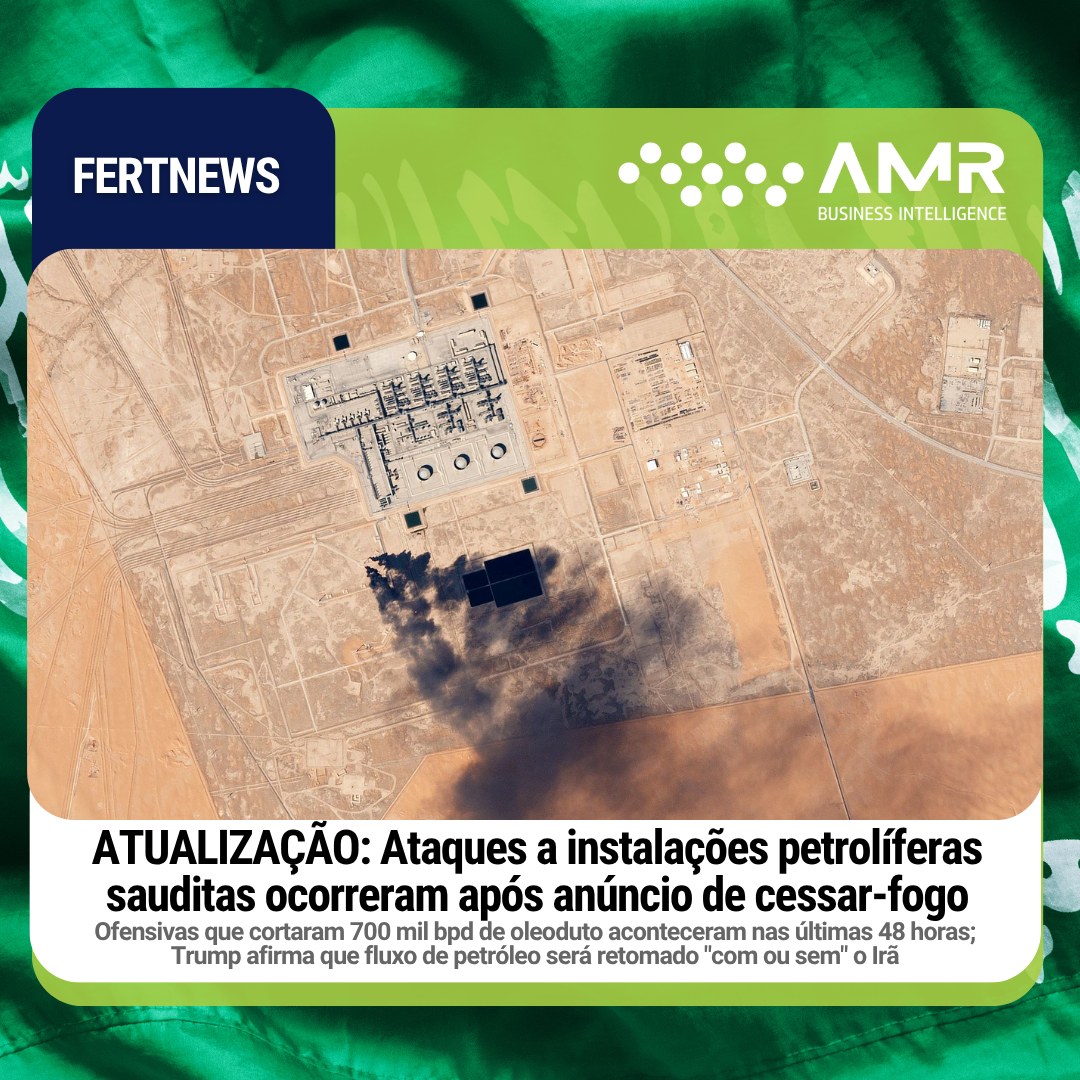 Capa da postagem ATUALIZAÇÃO: Ataques a instalações petrolíferas sauditas ocorreram após anúncio de cessar-fogo
