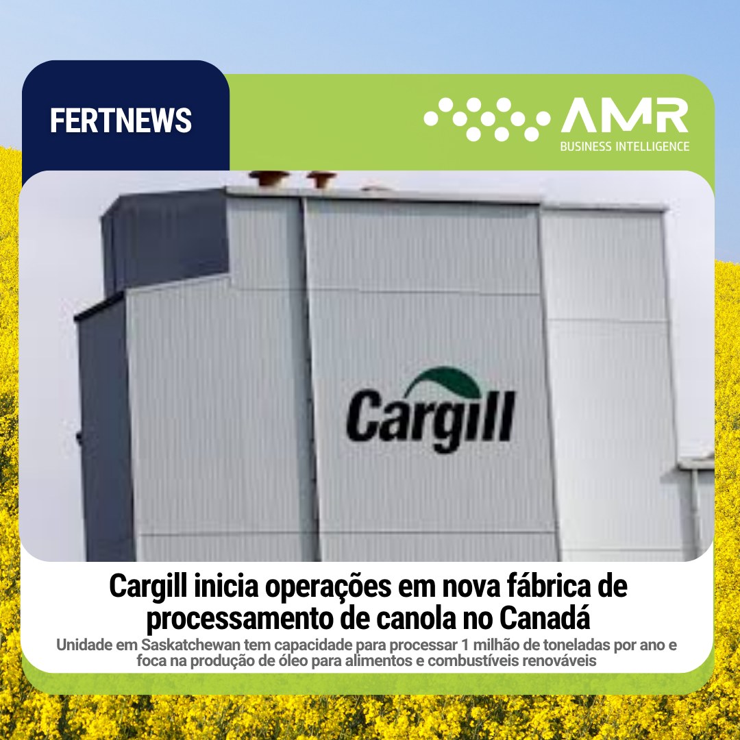 Capa da postagem Cargill inicia operações em nova fábrica de processamento de canola no Canadá