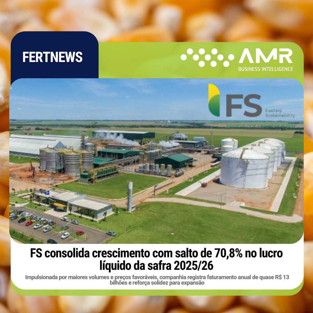Capa da postagem FS consolida crescimento com salto de 70,8% no lucro líquido da safra 2025/26
