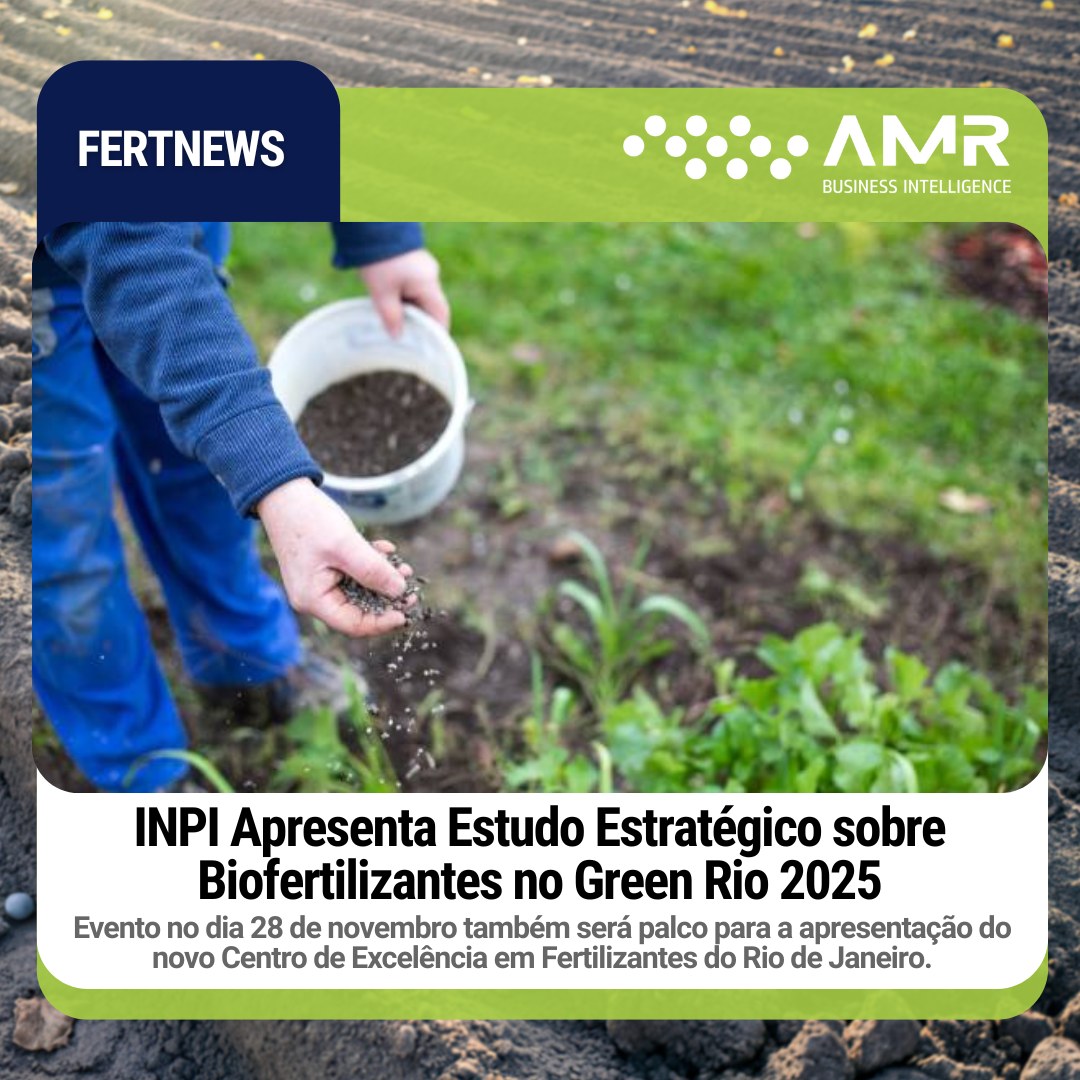 Capa da postagem INPI Apresenta Estudo Estratégico sobre Biofertilizantes no Green Rio 2025
