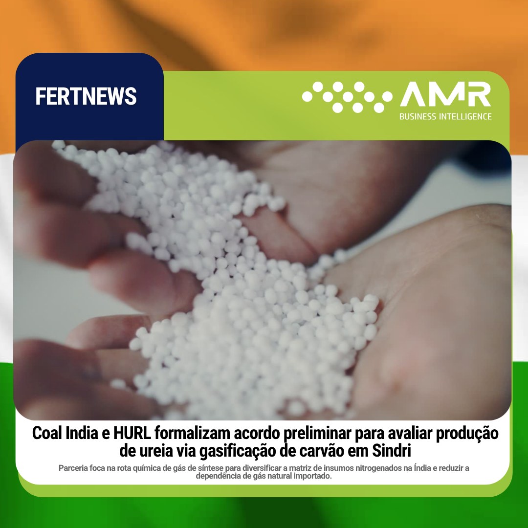 Capa da postagem Coal India e HURL formalizam acordo preliminar para avaliar produção de ureia via gasificação de carvão em Sindri