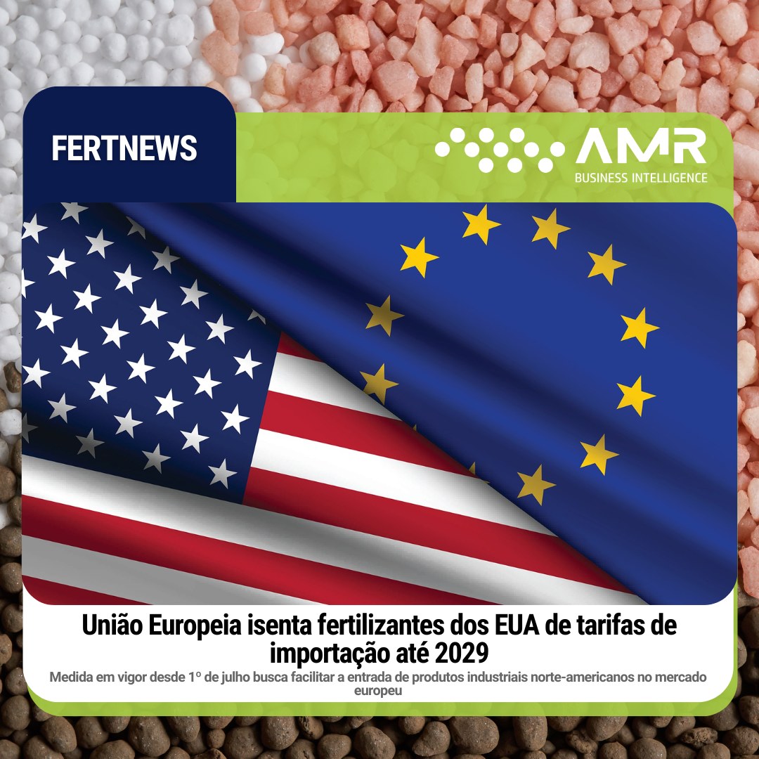 Capa da postagem União Europeia isenta fertilizantes dos EUA de tarifas de importação até 2029