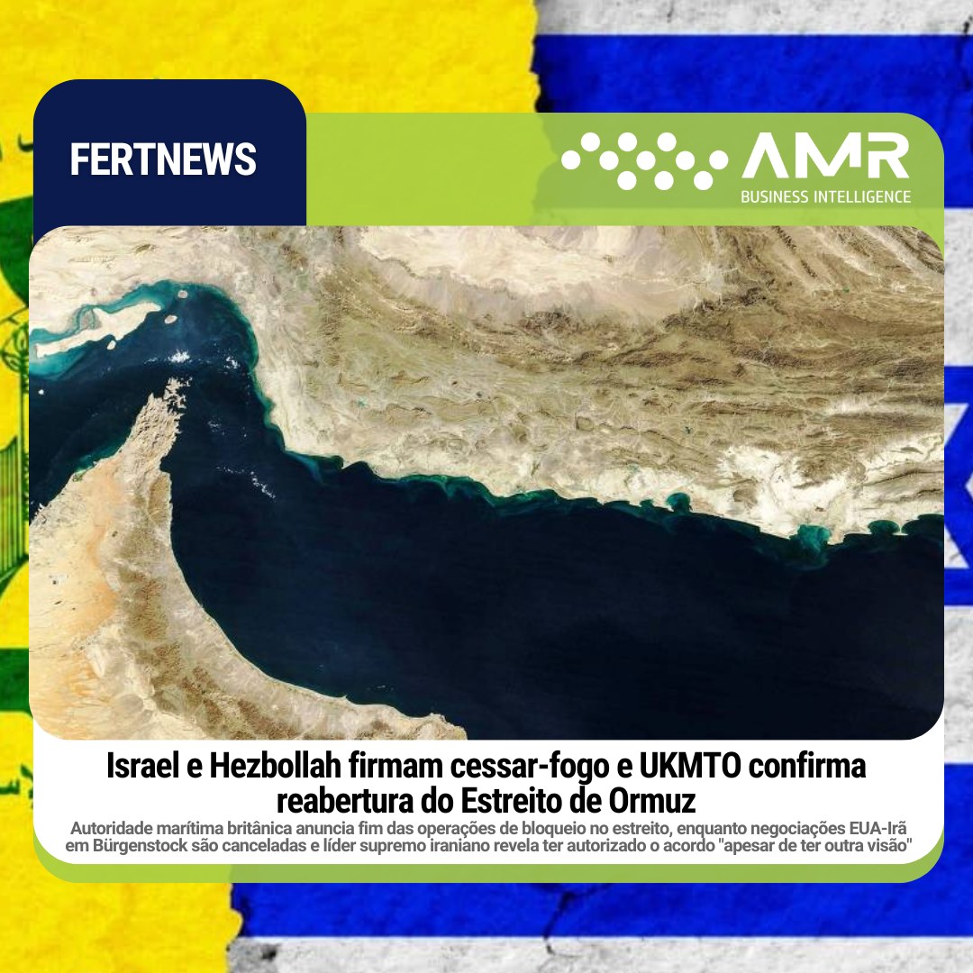 Capa da postagem Israel e Hezbollah firmam cessar-fogo e UKMTO confirma reabertura do Estreito de Ormuz