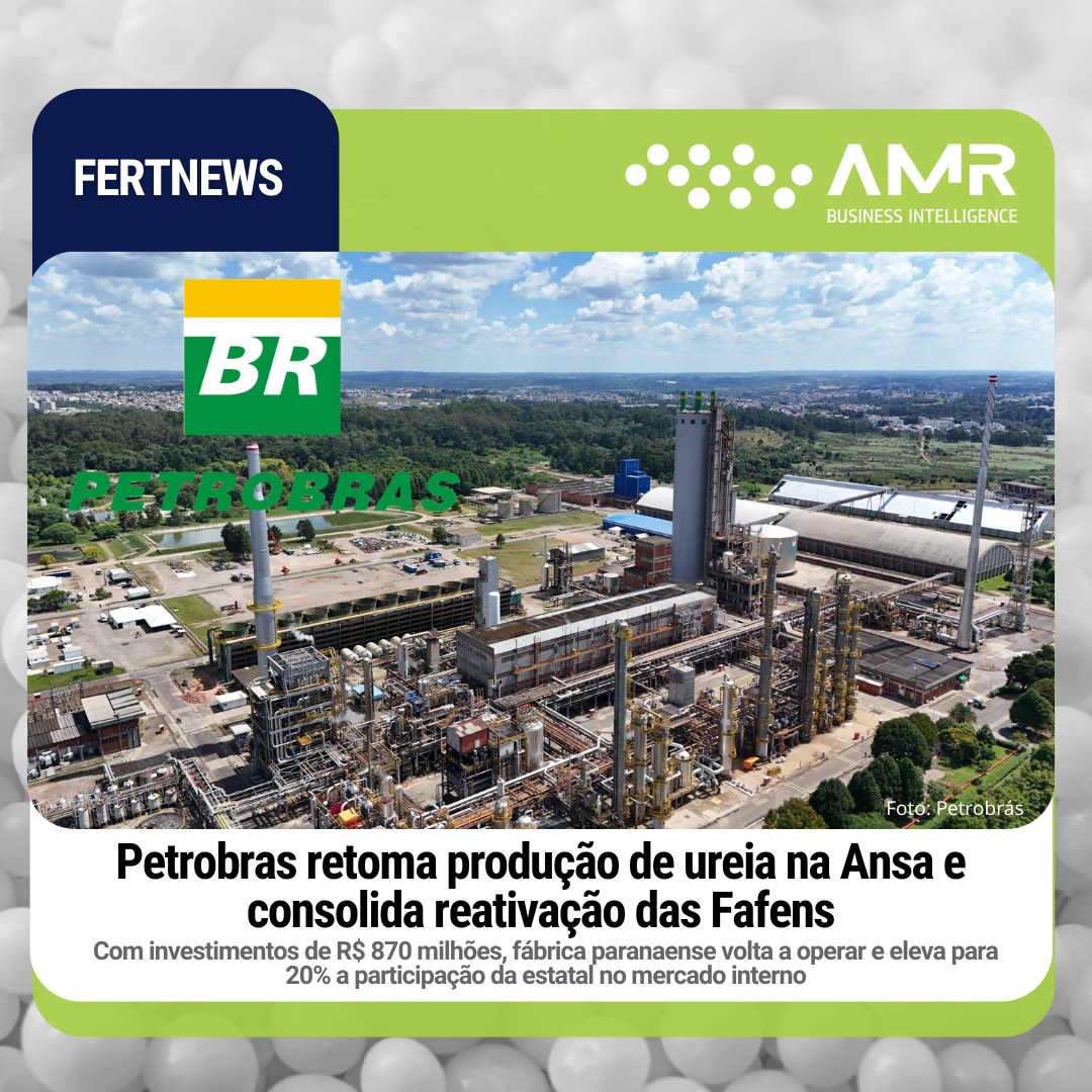 Capa da postagem Petrobras retoma produção de ureia na Ansa e consolida reativação das Fafens