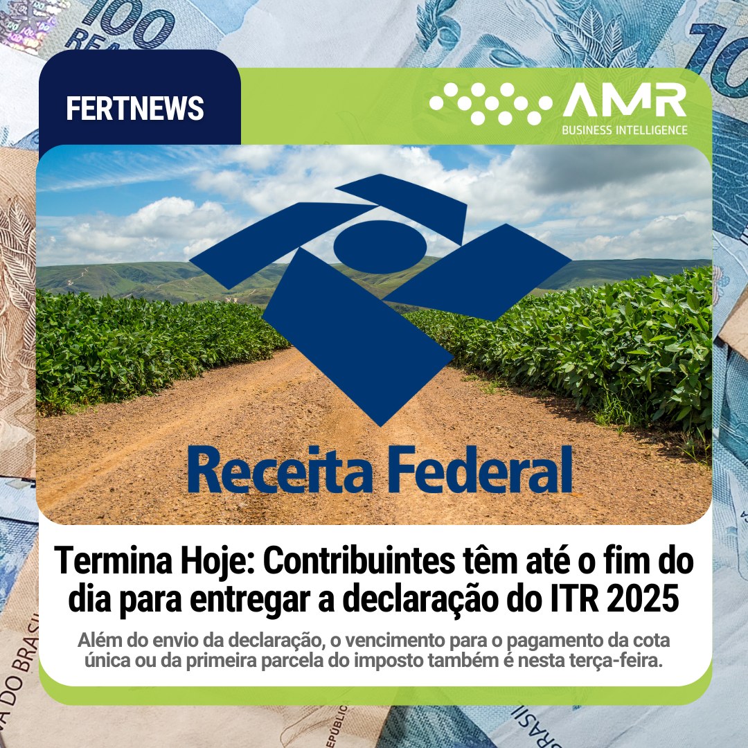 Capa da postagem Termina Hoje: Contribuintes têm até o fim do dia para entregar a declaração do ITR 2025