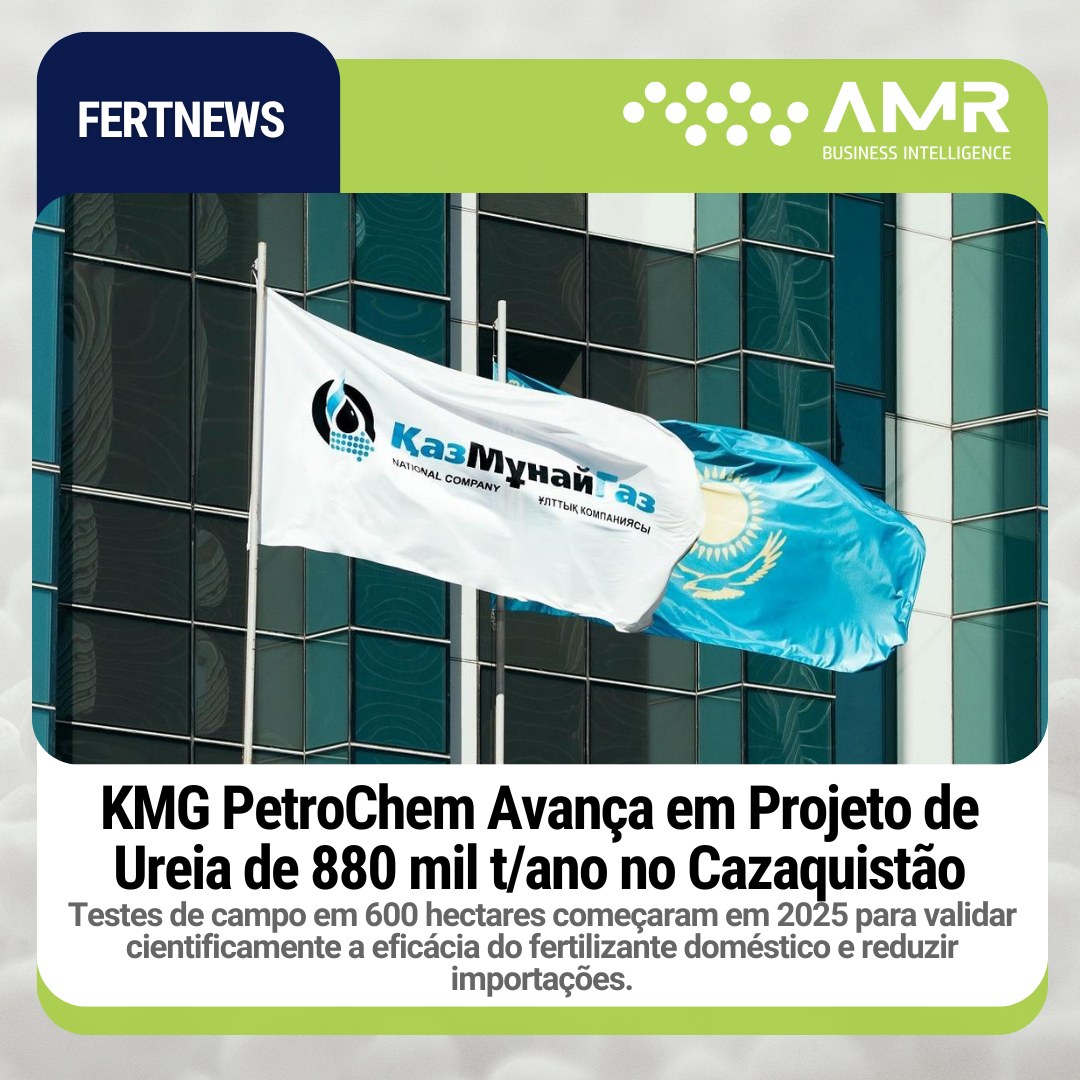 Capa da postagem KMG PetroChem Avança em Projeto de Ureia de 880 mil t/ano no Cazaquistão