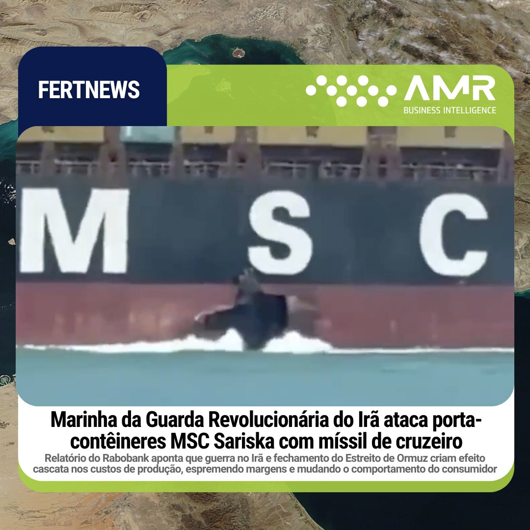 Capa da postagem Marinha da Guarda Revolucionária do Irã ataca porta-contêineres MSC Sariska com míssil de cruzeiro