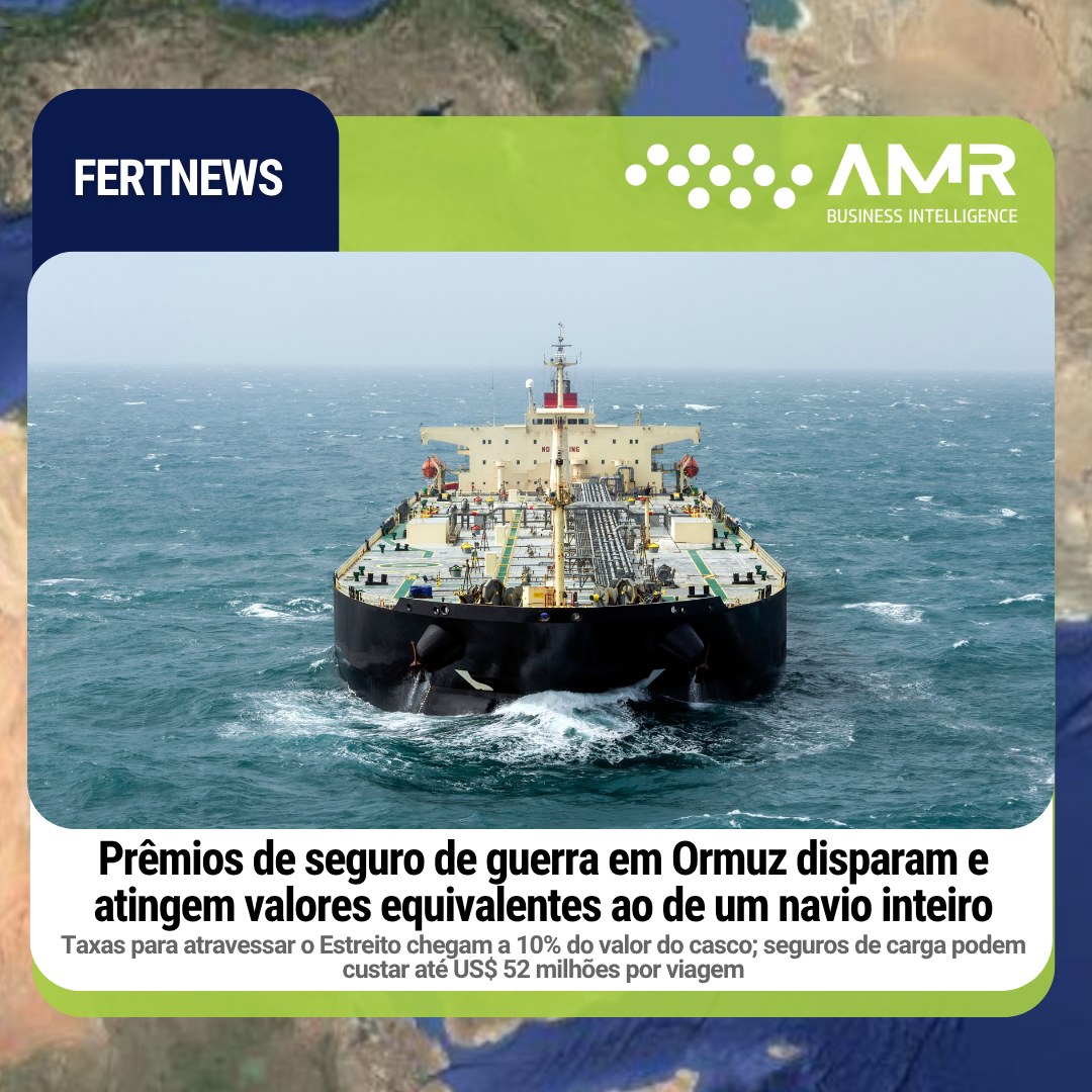 Capa da postagem Prêmios de seguro de guerra em Ormuz disparam e atingem valores equivalentes ao de um navio inteiro