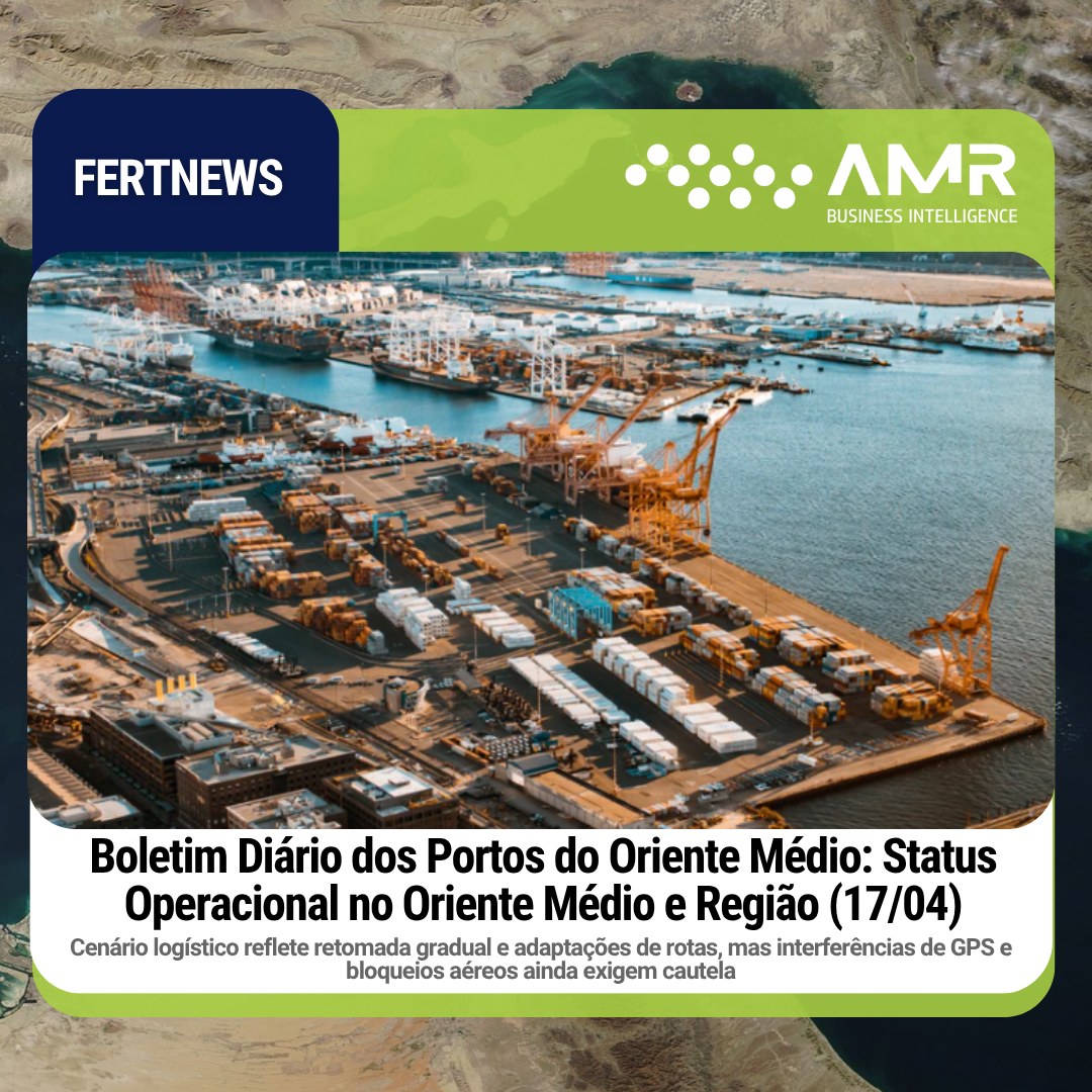 Capa da postagem Boletim Diário dos Portos do Oriente Médio: Status Operacional no Oriente Médio e Região (17/04)