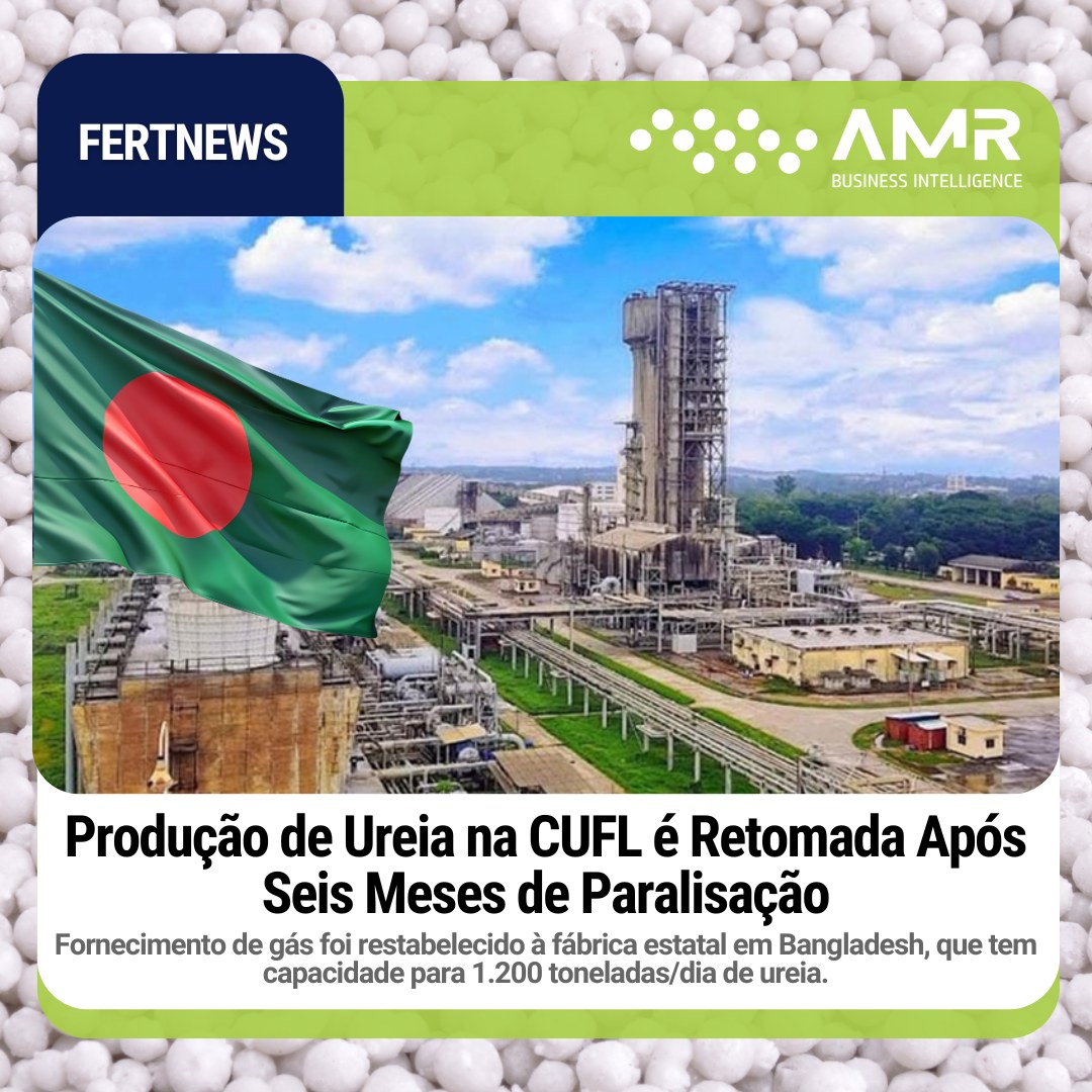 Capa da postagem Produção de Ureia na CUFL é Retomada Após Seis Meses de Paralisação
