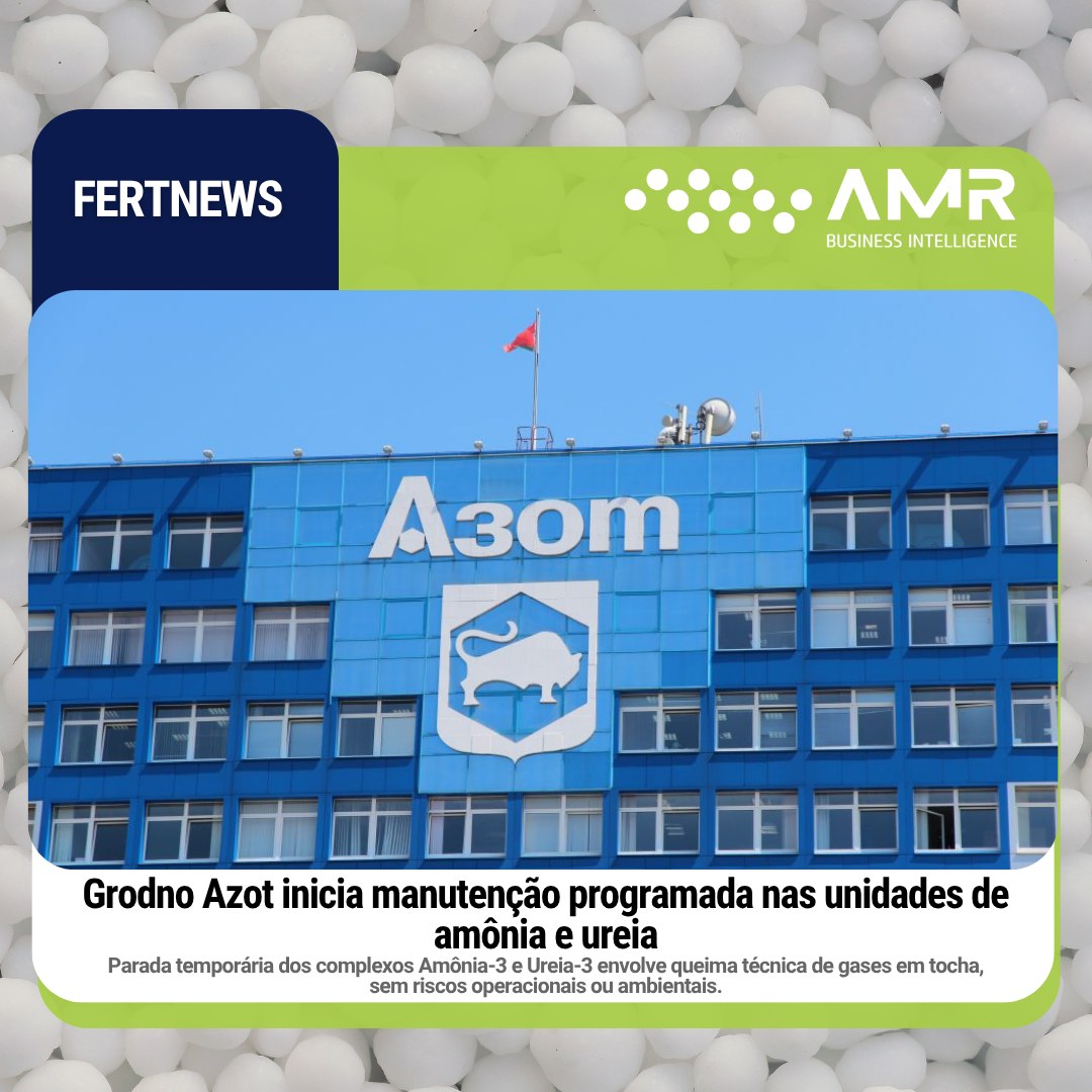 Capa da postagem Grodno Azot inicia manutenção programada nas unidades de amônia e ureia