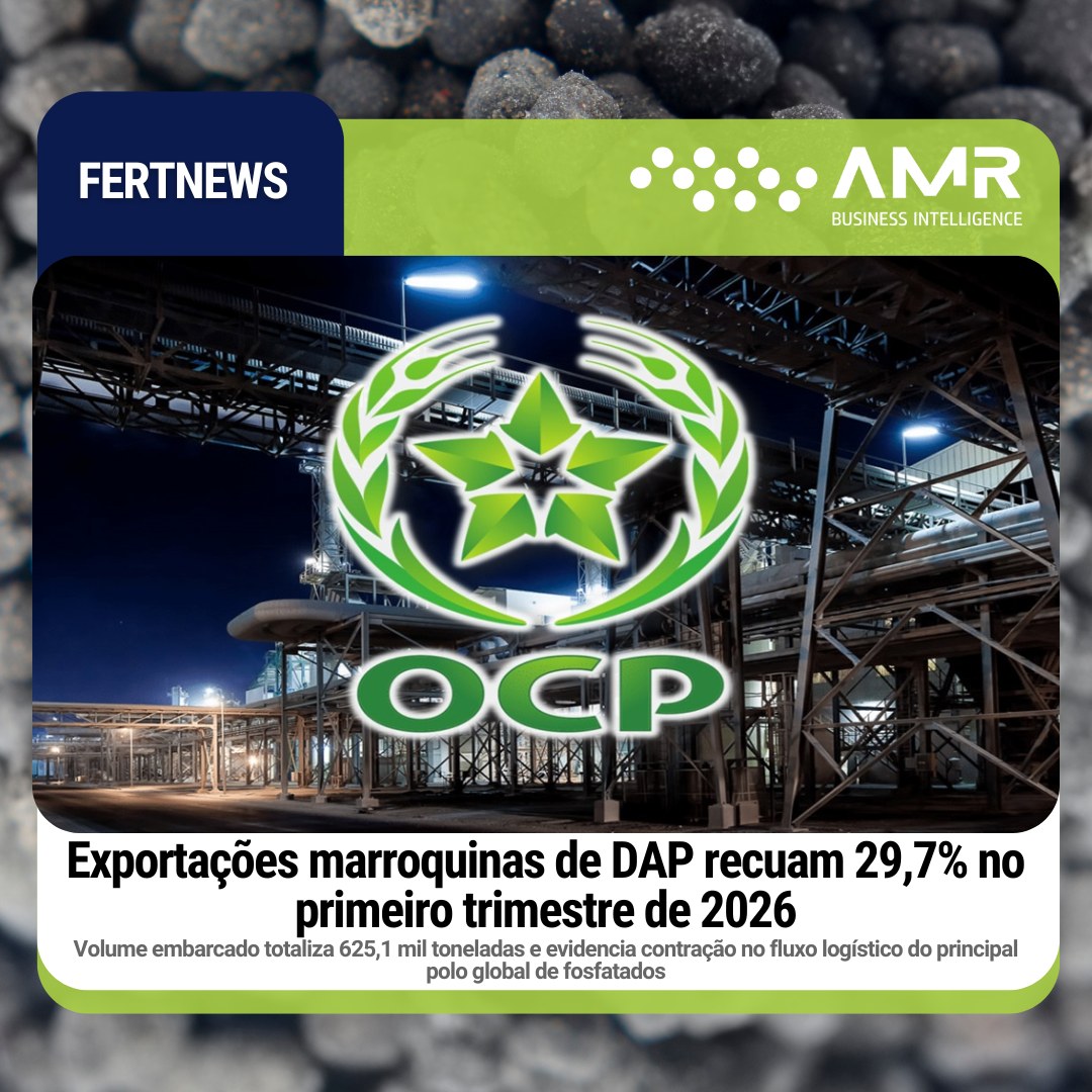 Capa da postagem Exportações marroquinas de DAP recuam 29,7% no primeiro trimestre de 2026