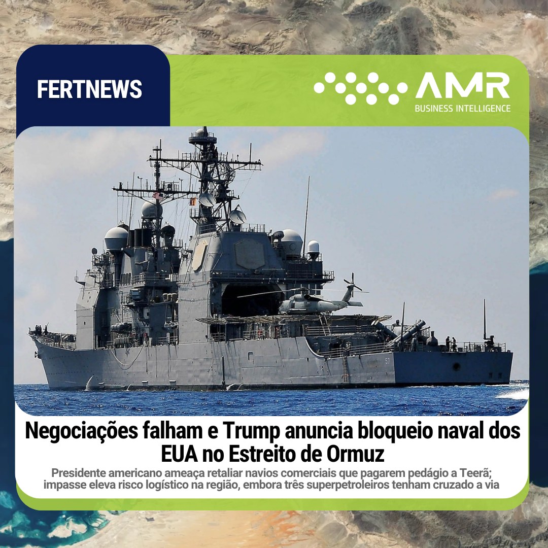 Capa da postagem Negociações falham e Trump anuncia bloqueio naval dos EUA no Estreito de Ormuz