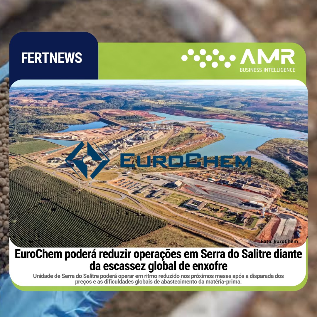 Capa da postagem EuroChem poderá reduzir operações em Serra do Salitre diante da escassez global de enxofre