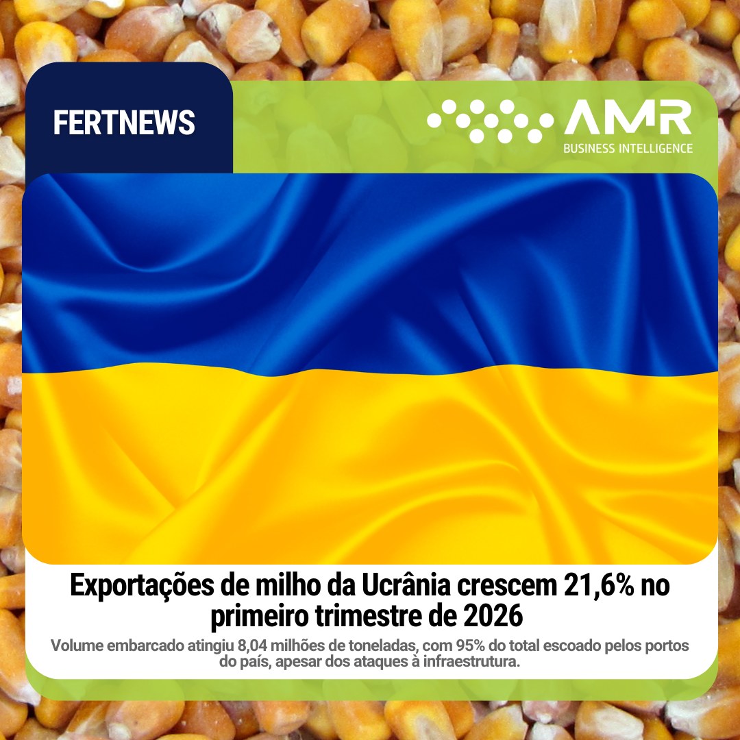 Capa da postagem Exportações de milho da Ucrânia crescem 21,6% no primeiro trimestre de 2026 