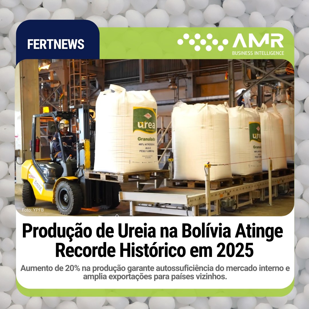 Capa da postagem Produção de Ureia na Bolívia Atinge - Recorde Histórico em 2025